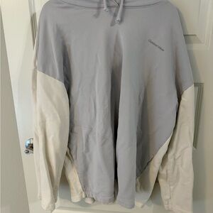 Outdoor Voices Gray and Cream Women’s Sweatshirt